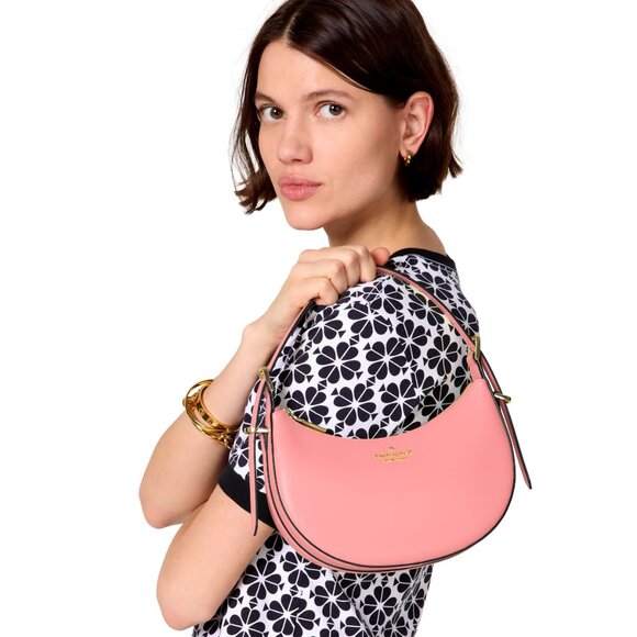 New Kate Spade Nova Crescent Shoulder Bag Saffiano Leather Terracotta Tile - Picture 6 of 6